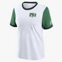 Philadelphia Eagles Rewind жіноча Nike NFL Ringer футболка колір білий
