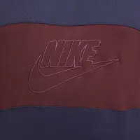 Nike Club мужские French Terry Color-Blocked Crew синий