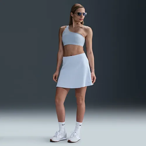 Nike Sportswear Chill Knit жіноча Ribbed Mini спідниця блакитний