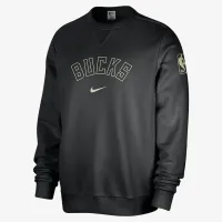 Milwaukee Bucks Standard Issue чоловічі Nike Dri-FIT NBA Crew-Neck світшот колір чорний