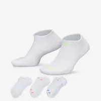 Nike Everyday Plus Cushion тренировочные No-Show носки (3 пары) многоцветный