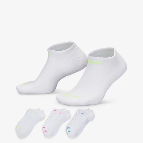 Nike Everyday Plus Cushion тренировочные No-Show носки (3 пары) многоцветный