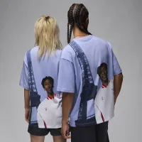 Nike Air Jordan мужские футболка цвет серый