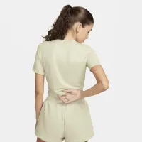 Nike Sportswear Essential жіноча Slim Cropped футболка колір зелений