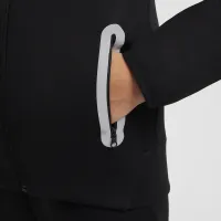 Nike Sportswear Tech Fleece Big детские (для мальчиков) Reflective Full-Zip Толстовка с капюшоном цвет черный