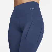 Nike Go женская Firm-Support С высокой Талией Full-Length лосины с карманамисиний
