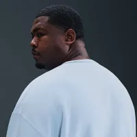 Nike Solo Swoosh чоловічі Fleece Crew блакитний