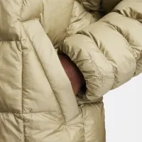 Nike Sportswear Swoosh Puffer PrimaLoft® женская Therma-FIT оверсайз Hooded Куртка цвет коричневый