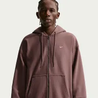 Nike Solo Swoosh чоловічі Full-Zip Fleece Толстовка з капюшоном колір фіолетовий