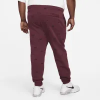 Nike Club Fleece чоловічі Brushed-Back Allover Print Joggers колір червоний