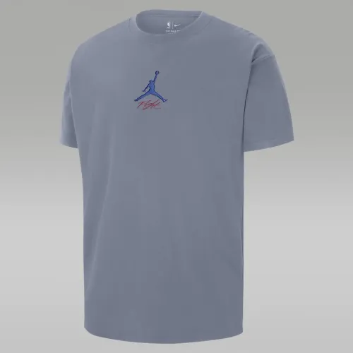 Nike Philadelphia 76ers Courtside Statement Edition мужские Jordan NBA футболка синий