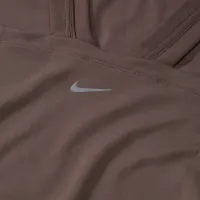 Nike One Fitted женская Dri-FIT Strappy Cropped Tank Top цвет коричневый