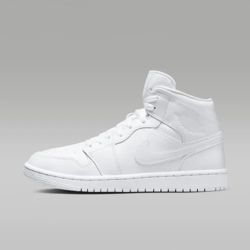 Nike Air Jordan 1 Mid жіноча Кросівки колір білий