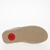 Japonki FitFlop Lulu Crystal Embellished Toe-Post босоніжки EC5-A94 - Бежевий