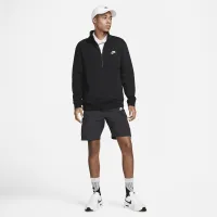 Nike Sportswear Club чоловічі Brushed-Back 1/2-Zip Pullover колір чорний