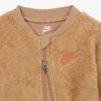 Nike Sportswear Powder Play Baby (12-24M) Cozy Coverall колір коричневий