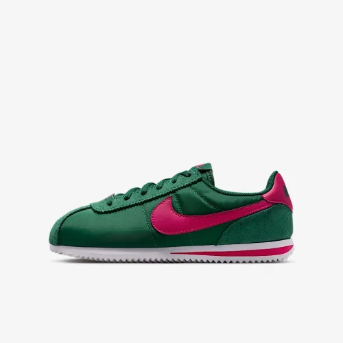 Nike Cortez Textile Big дитячі Кросівки колір зелений
