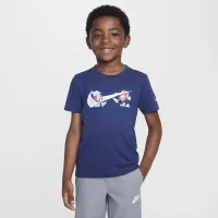 Nike Little дитячі Boxy Snowball футболка блакитний