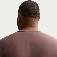 Nike Solo Swoosh чоловічі Fleece Crew колір фіолетовий