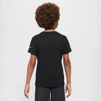 Nike Little дитячі блакитнийprint футболка колір чорний