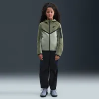 Nike Sportswear Tech Fleece Big дитячі Full-Zip Толстовка з капюшоном колір зелений