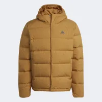 Куртка adidas Helionic Hooded Down HG8748 - коричнева
