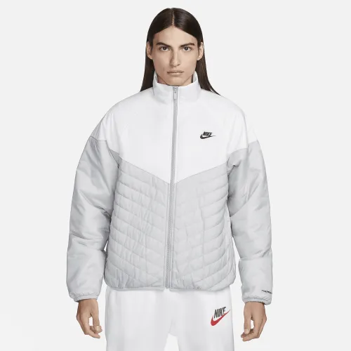 Nike Sportswear Windrunner мужские Therma-FIT Water-Resistant Puffer Куртка цвет серый