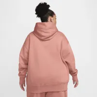 Nike Sportswear Phoenix Fleece жіноча оверсайз Pullover Толстовка з капюшоном (великі розміри) Pink