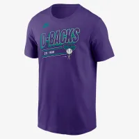 Arizona Diamondbacks Cooperstown Retro чоловічі Nike MLB футболка колір фіолетовий