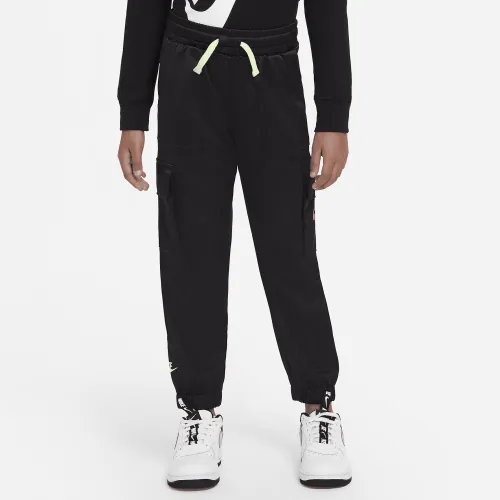 Nike Little дитячі Glowtime Utility Joggers колір чорний