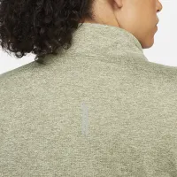 Nike Element женская 1/2-Zip Running Top (большие размеры) цвет зеленый