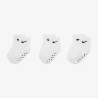 Nike Core Swoosh Baby (6-12M) Gripper носки Box набор (3 пары) цвет белый