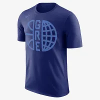 Greece Practice чоловічі Nike баскетбольні футболка блакитний