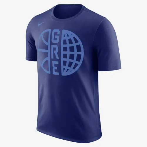 Greece Practice чоловічі Nike баскетбольні футболка блакитний