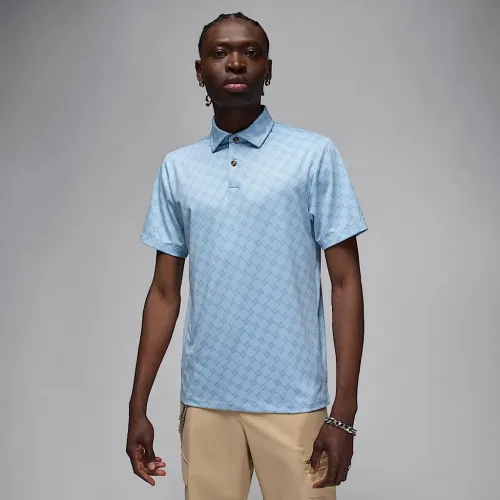 Nike Jordan Sport чоловічі Printed для гольфу Polo блакитний