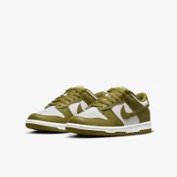 Nike Dunk Low Big детские Кроссовки цвет белый