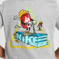 Nike Sportswear Big детские футболка цвет серый