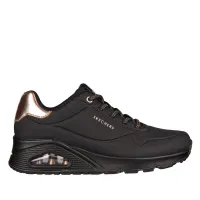 Кроссовки Skechers Uno Shimmer Away 155196BBK - Черные