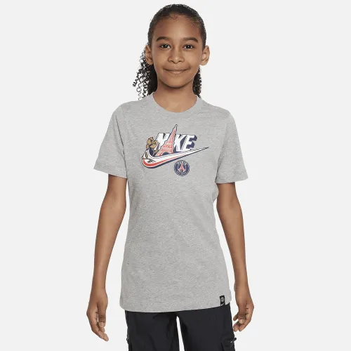 Paris Saint-Germain Big дитячі Nike футболка колір сірий