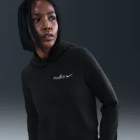 Nike Sportswear Phoenix Fleece женская Shrunken Толстовка с капюшоном цвет черный