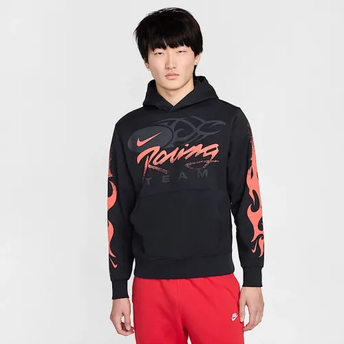 Nike Sportswear Club мужские Pullover Толстовка с капюшоном цвет черный