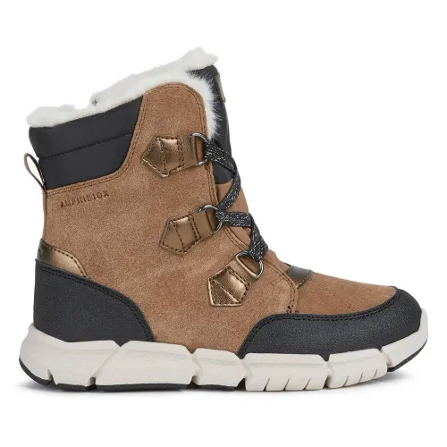 Кроссовки Geox Flexyper ABX Girl J16APA022FUC6175 - Бежевые