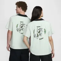 Nike SB Short-Sleeve Button-Up Skate Bowler Shirt колір зелений