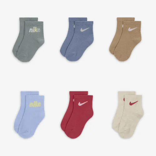 Nike Everyone From Day One Baby (0-6M) носки Box набор (6-пары) многоцветный