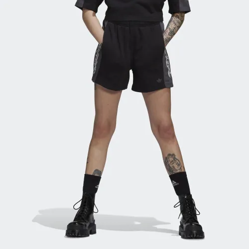 Шорты adidas Blocked Graphic HF2137 - Черные