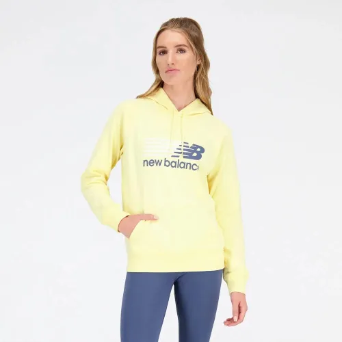 Кофта/футболка New Balance WT23800MZ - желтая