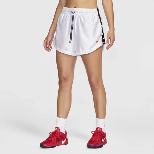 USA Village женская Nike баскетбольные С высокой Талией шорты цвет белый