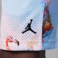 Nike Jordan Dri-FIT Essentials Little детские Summer Pack Printed Mesh шорты цвет белый