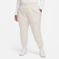 Nike Sportswear Phoenix Fleece женская С высокой Талией Joggers (большие размеры) цвет коричневый