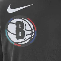 Brooklyn Nets Courtside City Edition чоловічі Nike NBA Max90 Long-Sleeve футболка колір чорний